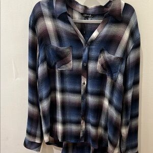 Charlie B Plaid Button-Up Shirt